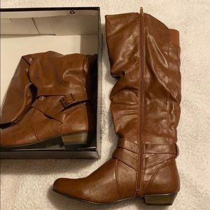 Women’s Fergalicious knee high boots